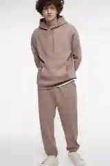Коричневый джемпер befree мужской
