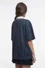 Синий блузка befree женская
