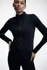 Черный куртка befree спортивная женская