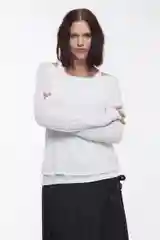Белый блузка befree женская