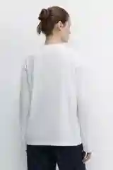 Белый лонгслив befree женский