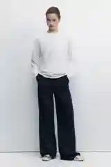 Белый лонгслив befree женский