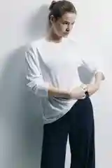 Белый лонгслив befree женский