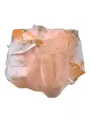 Оранжевый тюль угловая