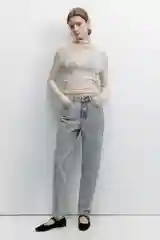 Серый брюки befree джинсовые женские