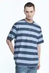 Синий футболка befree мужская