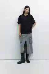 Черный футболка befree женская