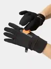 Прозрачный мужские перчатки, на флисе