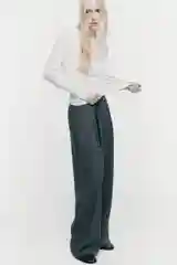 Серый меланж брюки befree женские