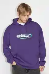Фиолетовый худи befree мужское