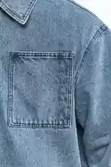 Индиго сорочка befree верхняя джинсовая мужская