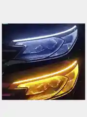 Светодиодная лента в фары, 2 штуки, ДХО лента, LED