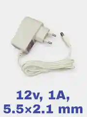 Блок питания, 12 Вольт, 1 А, 5,5 х 2,1 мм, универсальный