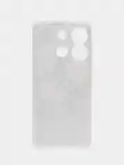 Кораллово-розовый чехол для Infinix Smart 7 Plus (Инфиникс Смарт 7 Плюс), прозрачный, с рисунком, защита камеры