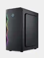 Черный корпус компьютерный GMNG OGC-G110 без БП, ATX 5 х 120 мм, 2 x USB 2.0, 1 х USB 3.0