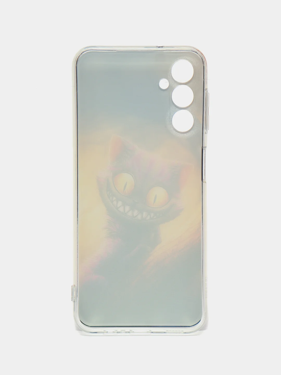 Индиго чехол на Samsung Galaxy A14 4G (Галакси A14 4G), прозрачный, с рисунком, защита камеры