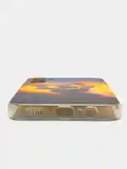 Индиго чехол на Samsung Galaxy A14 4G (Галакси A14 4G), прозрачный, с рисунком, защита камеры