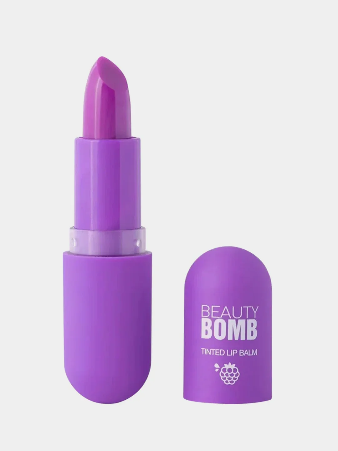 Бальзам-тинт для губ BEAUTY BOMB, тон 04 Виноград, 3,5г
