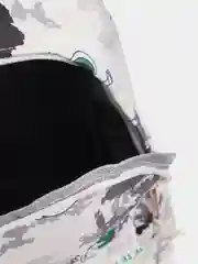 Белый рюкзак с принтом "Космонавты"