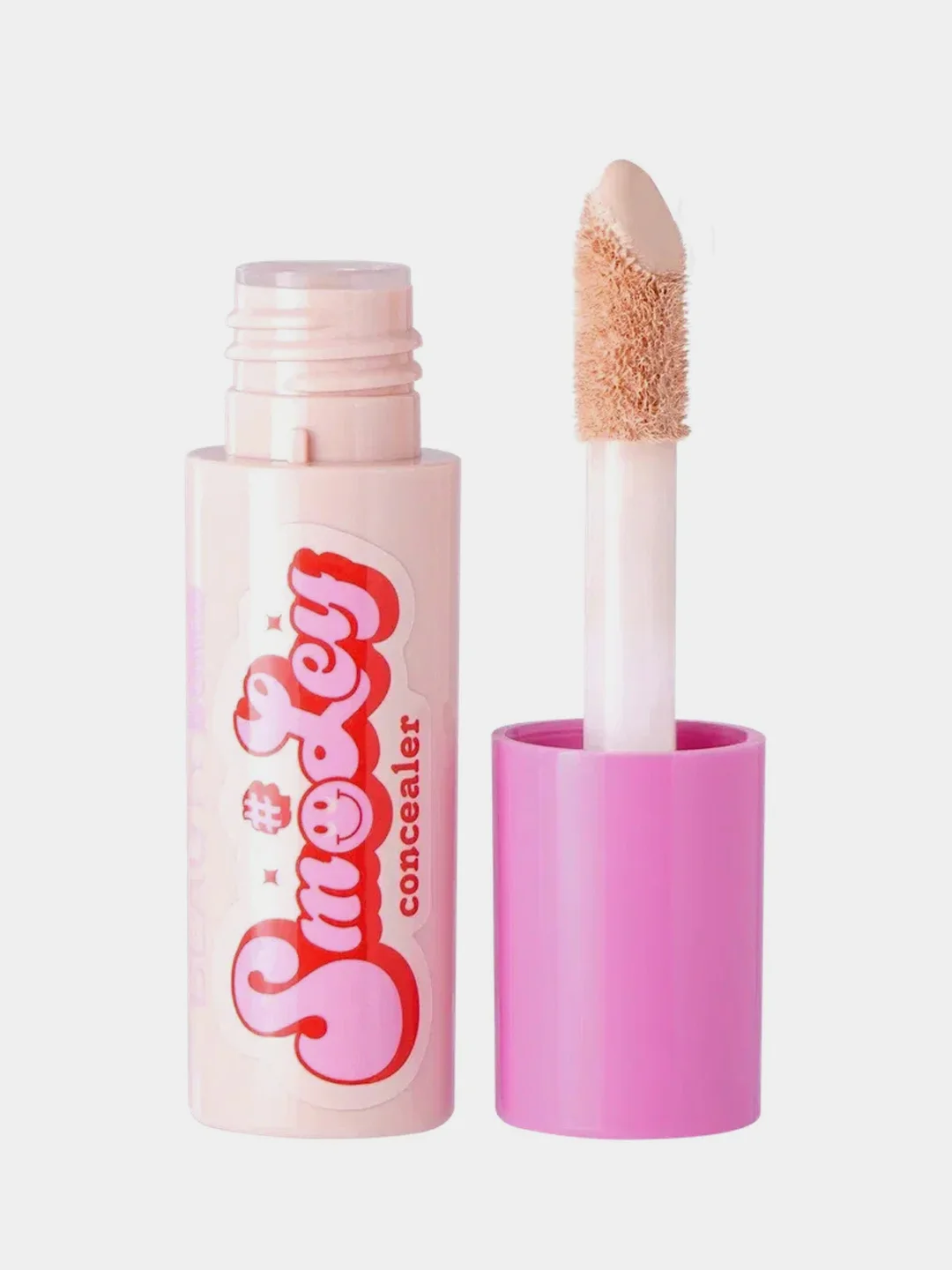Жидкий консилер для лица BEAUTY BOMB Smiley, тон 01, розово-бежевый, 2,5мл