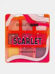 Палетка теней BEAUTY BOMB Scarlet, тон 01