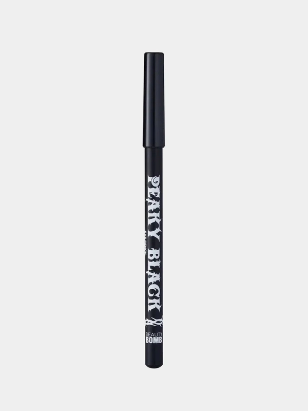 Карандаш для глаз деревянный BEAUTY BOMB Peaky Black, тон 01