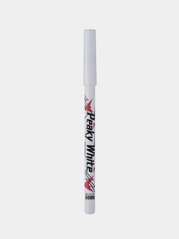 Карандаш для глаз деревянный BEAUTY BOMB Peaky White, тон 03