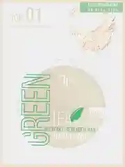 Пудра для лица Green Tea repairing Powder Cake, с экстрактом зеленого чая, 3 вида