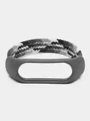 Серый ремешок матерчатый, для Xiaomi Mi Band 3, 4, 5, 6, 7