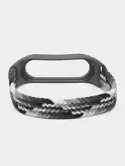 Оранжевый ремешок матерчатый, для Xiaomi Mi Band 3, 4, 5, 6, 7