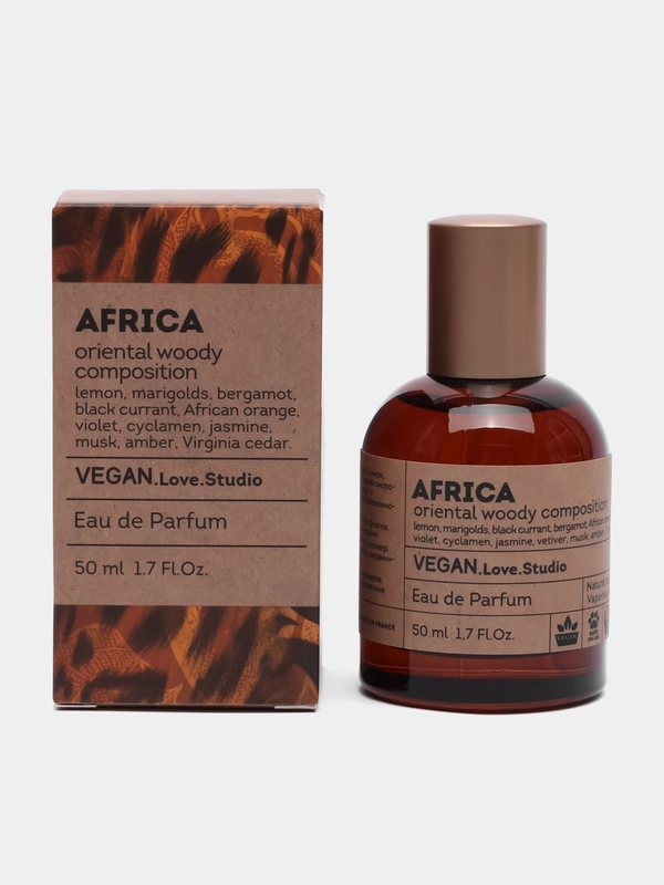 Туалетная вода для женщин Vegan Love Studio Africa, 50 мл