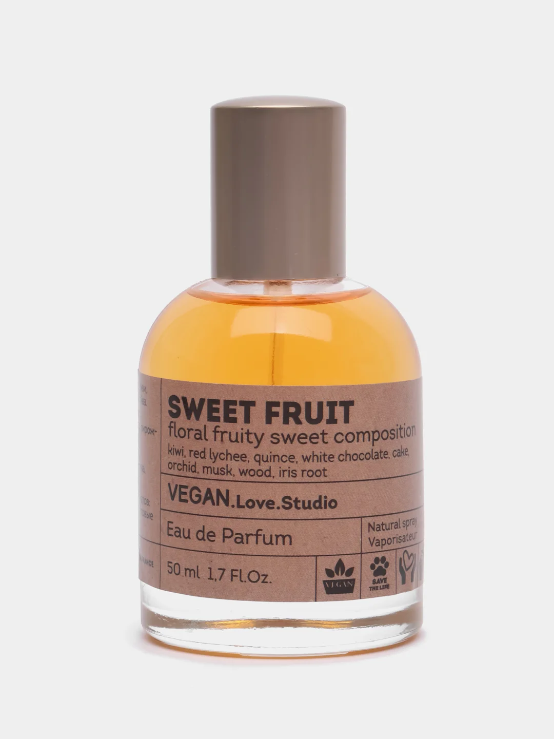 Туалетная вода для женщин Vegan Love Studio Sweet Fruit, 50 мл