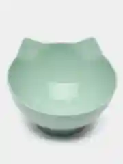 Лайм миска с автопоилкой для кошек и собак, с наклоном, тройная