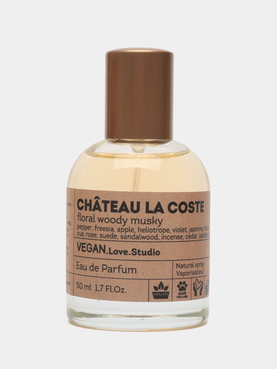 Туалетная вода для женщин Vegan Love Studio Chateau La Coste, 50 мл