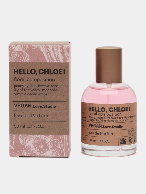 Туалетная вода для женщин Vegan Love Studio "Hello, Chloe!", 50 мл