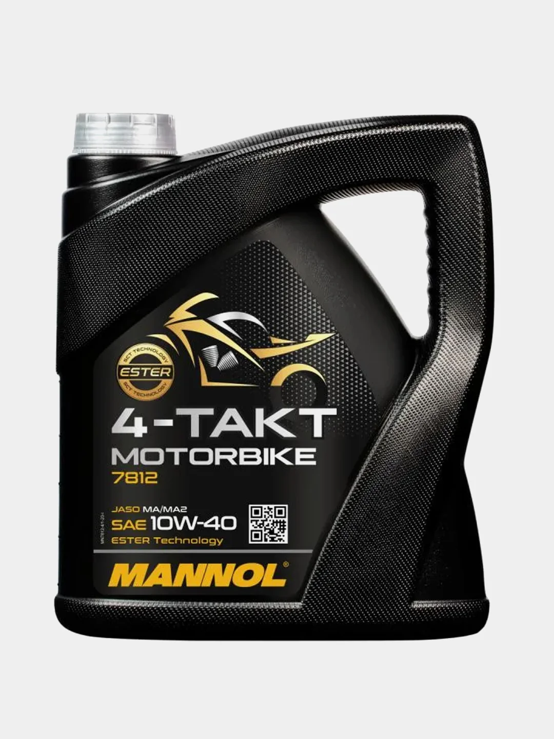 Моторное масло MANNOL Motorbike 4-Takt 10W40, 4 л, Синтетическое, 7812-4