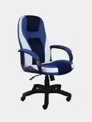 Синий компьютерное кресло МКР-708, игровое, ткань TW