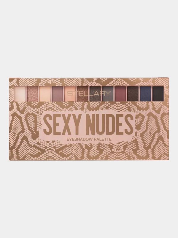 Палетка теней для век STELLARY Sexy Nudes, 12 оттенков, 102,5 г