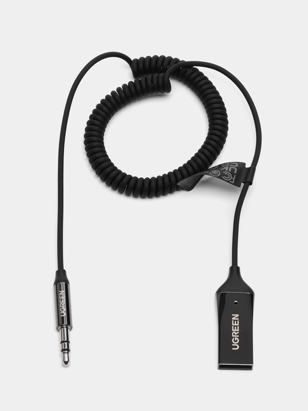 Bluetooth адаптер для автомобиля UGREEN, USB-AUX, 3,5 мм