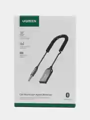 Bluetooth адаптер для автомобиля UGREEN, USB-AUX, 3,5 мм