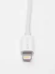 Белый аудио конвертер BOROFONE BV12, переходник для iPhone Lightning на Jack 3.5 мм