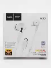 Белый проводные наушники вакуумные Hoco M83, Type-C, с микрофоном, 1,2 м