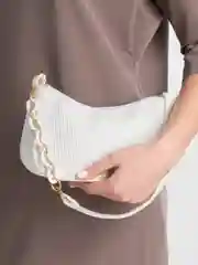 Белый сумка женская, вельветовая