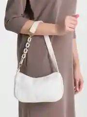 Белый сумка женская, вельветовая