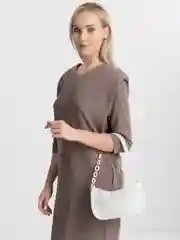 Белый сумка женская, вельветовая