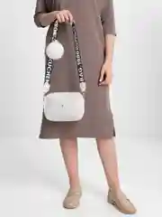 Бежевый женская сумка на плечо