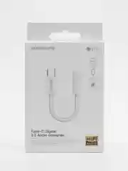 Серебряный переходник для наушников Type-C - Jack 3.5 BOROFONE BV15, аудио конвертер