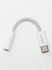 Серебряный переходник для наушников Type-C - Jack 3.5 BOROFONE BV15, аудио конвертер