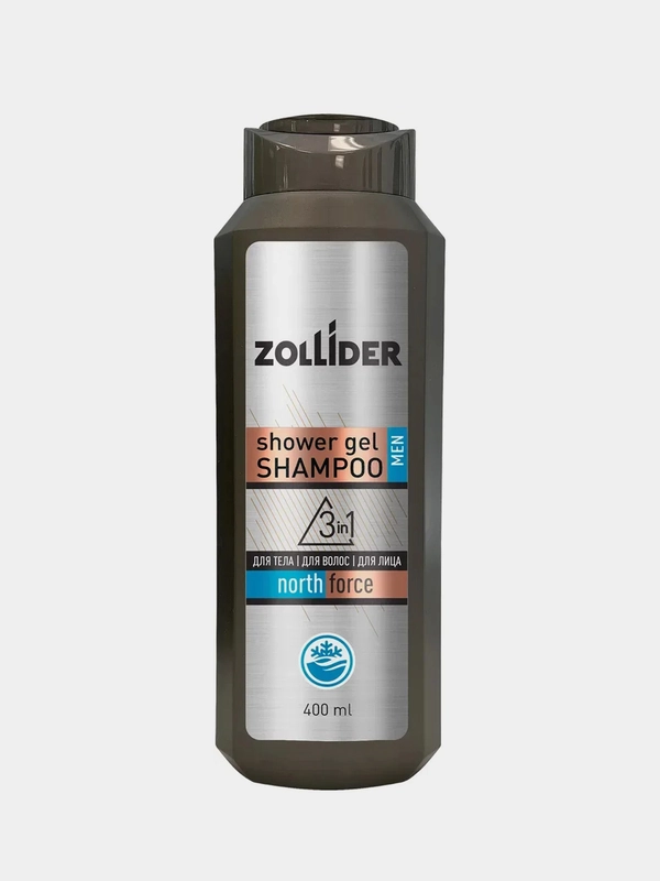 Гель-шампунь мужской Zollider 3в1 North Force, 400 мл