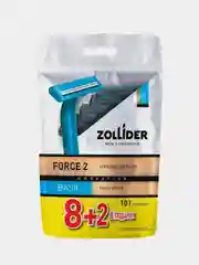 Одноразовые бритвенные станки Zollider Force 2 Basic, 2 лезвия, 10 шт